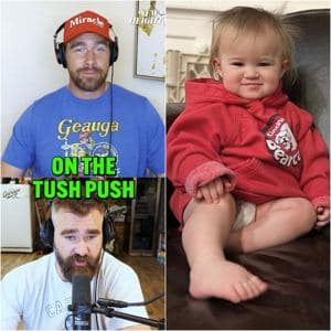 Jason Kelce’s Daughter Adorably Crashes Podcast From Her Timeout
